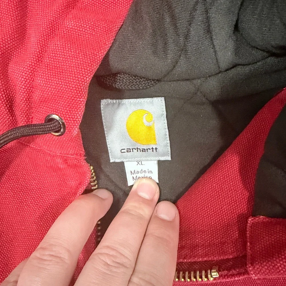 Carhartt Red canvas jacket - Picture 3 of 3